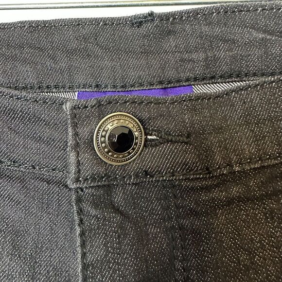 2/$30 Catherines Studded Rhinestone Straight Leg Jeans Size 22W Stretch Western - Picture 4 of 13